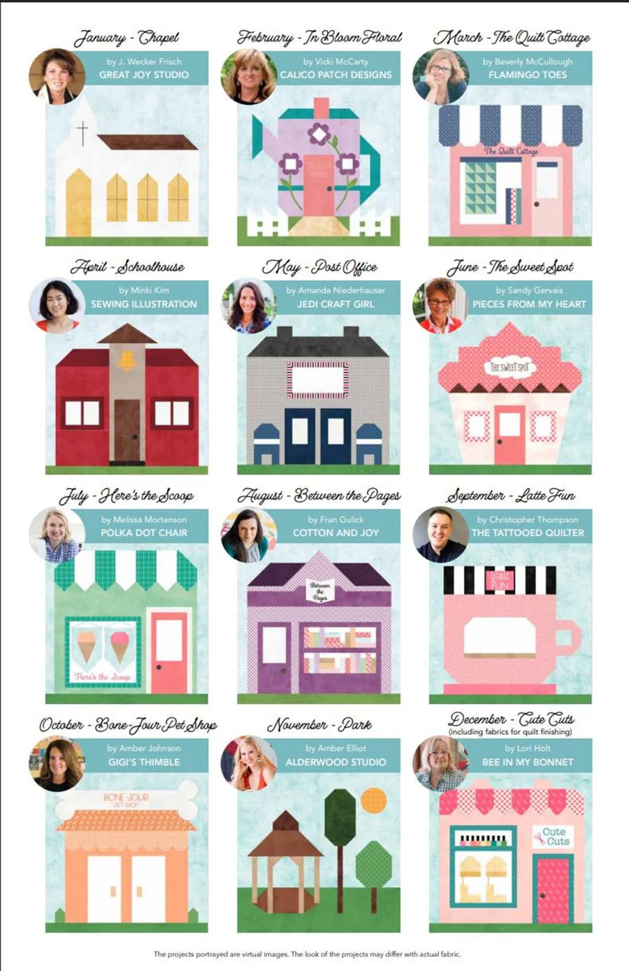 2026 Our Town Kit of the Month designed by Riley Blake Designs RB-KTOT-47082