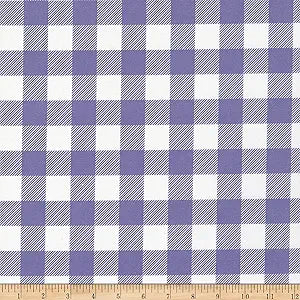 Buffalo Check Periwinkle Paintbrush Studios Cotton Fabric