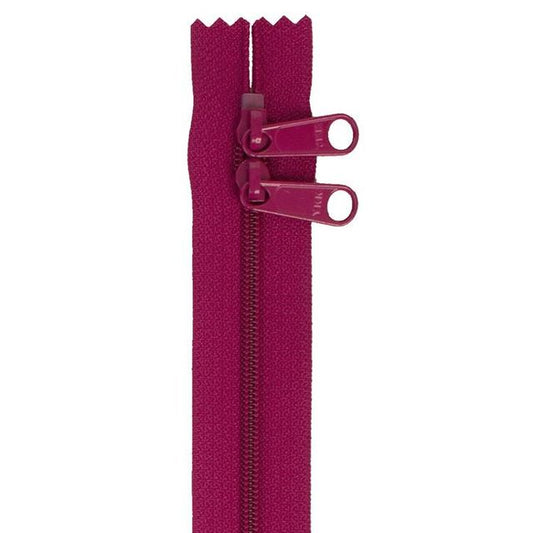 Double Slide Zipper 30'' Wild Plum By Annie's BYA-ZIP30-258