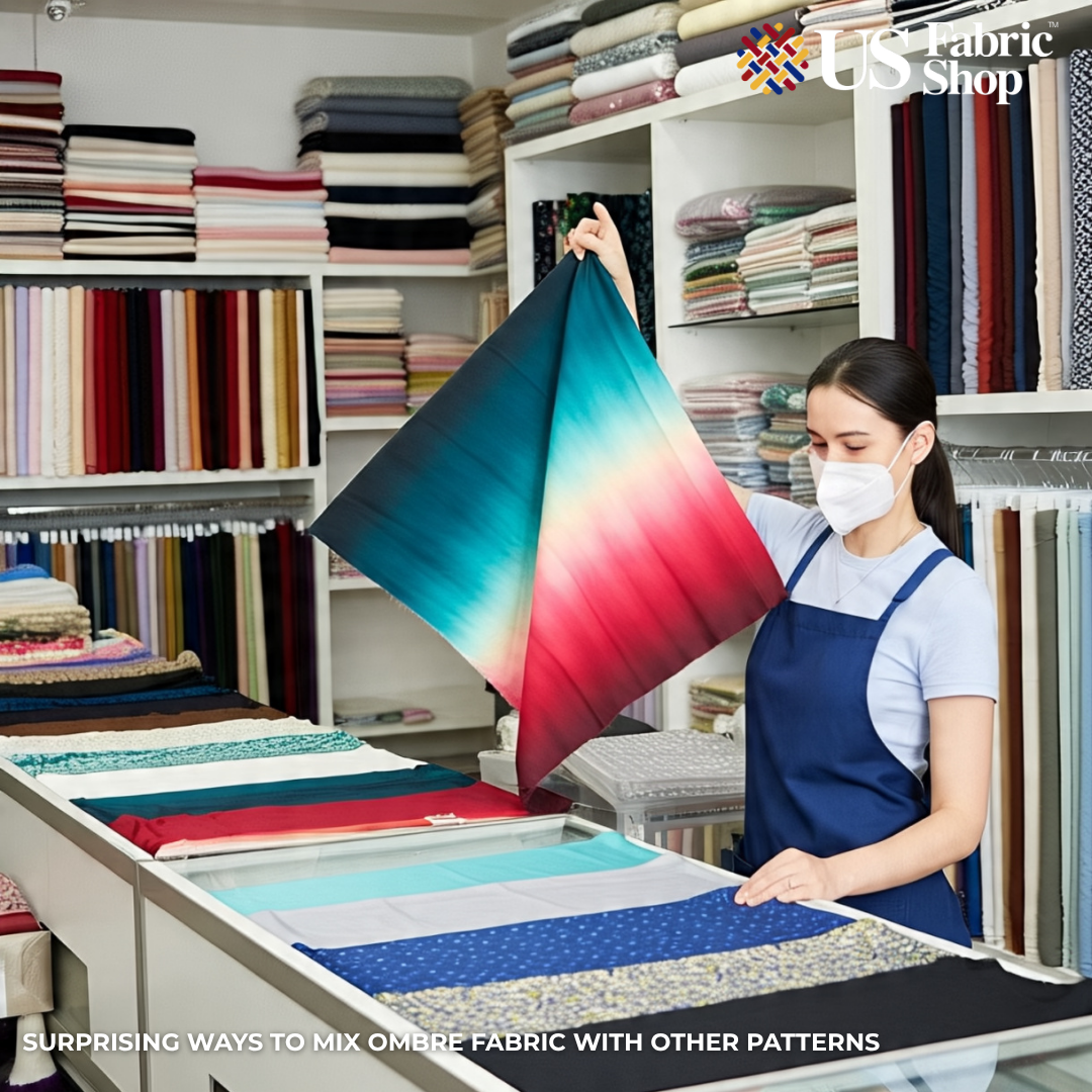 Surprising Ways to Mix Ombre Fabric with Other Patterns