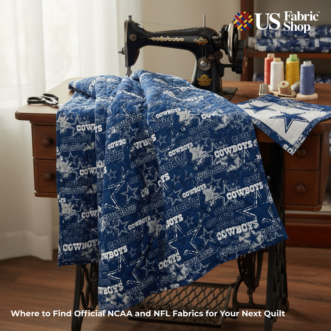 Where to Find Official NCAA and NFL Fabrics for Your Next Quilt