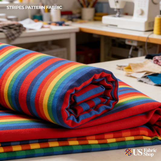 Match Colors Right with Stripes Pattern Fabric Tips