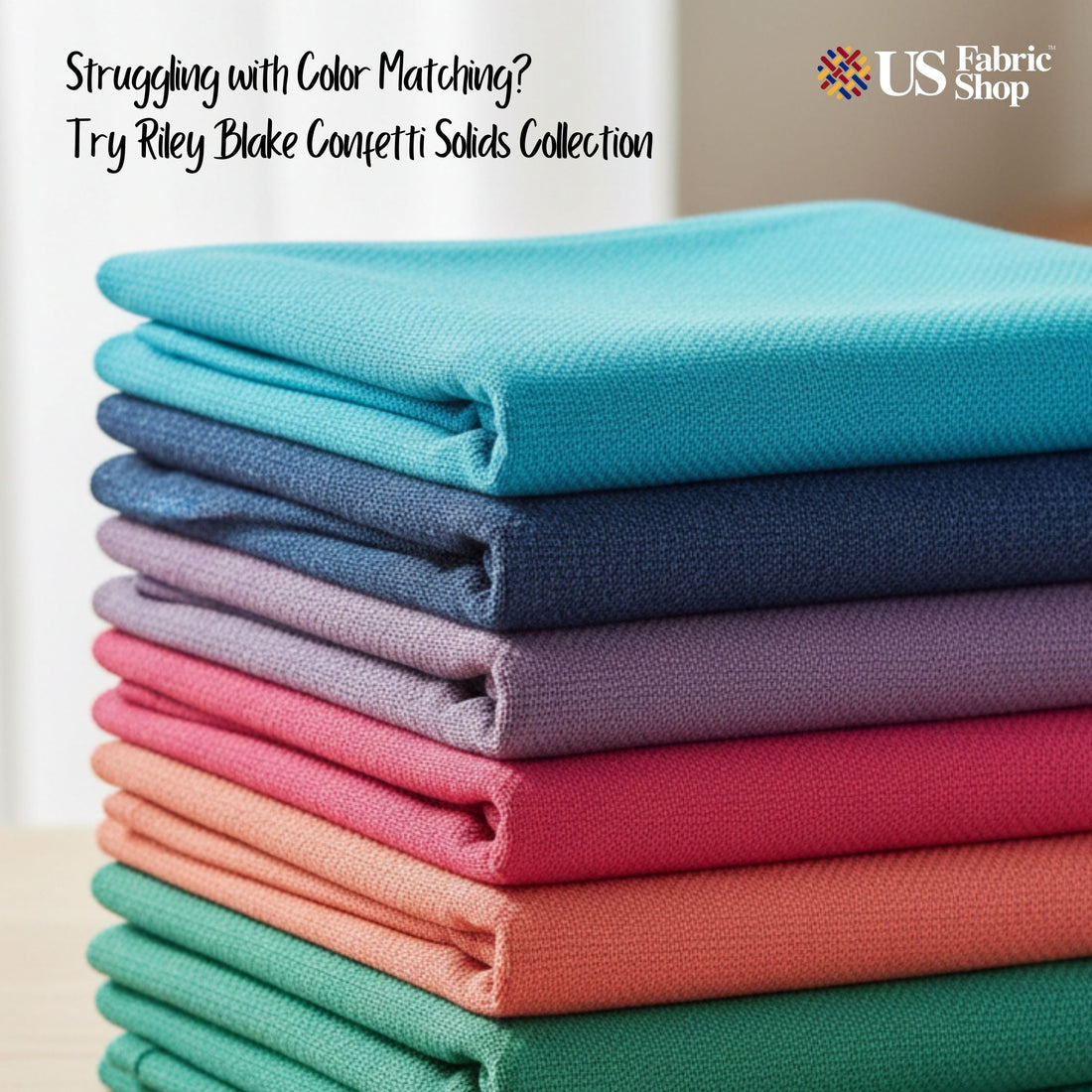 Struggling with Color Matching? Try Riley Blake Confetti Solids Collection