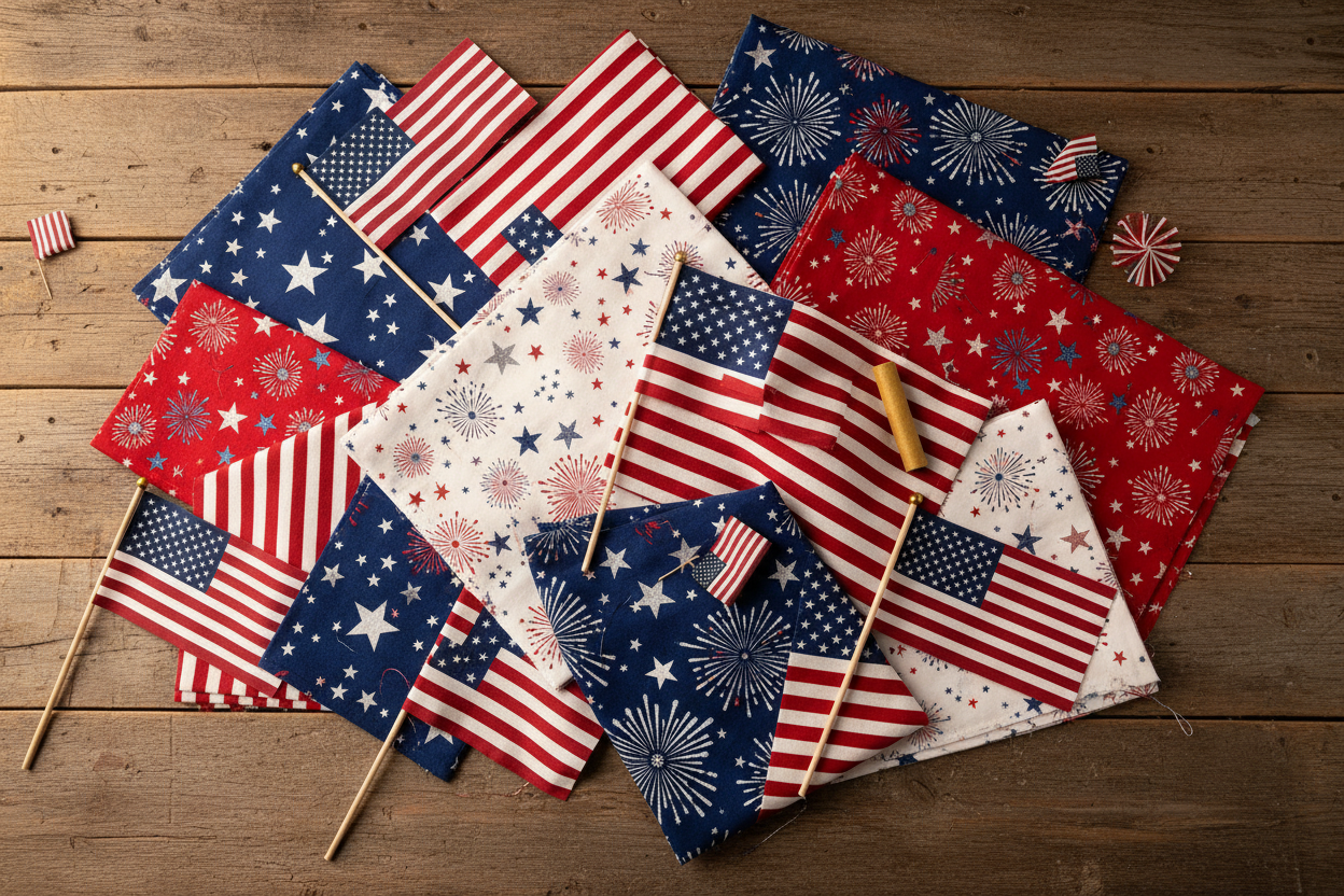 July 4th Quilting - Red, White & Blue | US Fabric Shop
