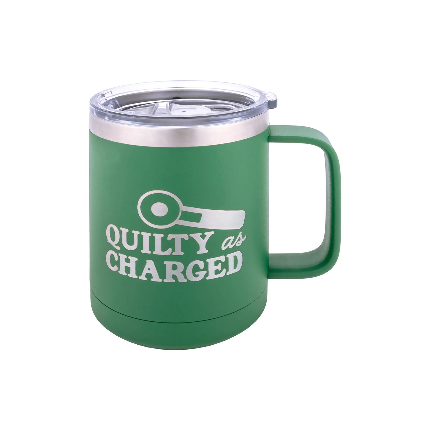 15oz Mug Quilty as Charged Green Wholesale Boutique TWB-15-QCHARGED-GRN
