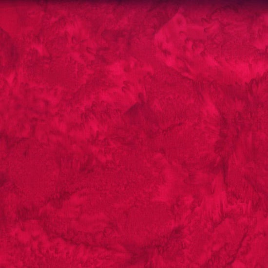 1895 Bali Watercolor Batiks Cardinal Red Hoffman Fabrics Cotton Fabric HF-1895-292