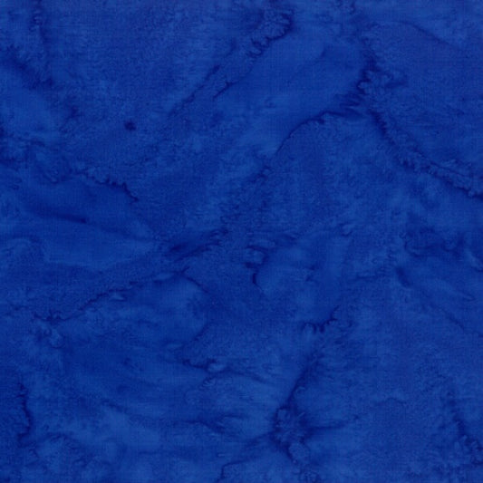 1895 Bali Watercolor Batiks Cobalt Blue Hoffman Fabrics Cotton Fabric HF-1895-17