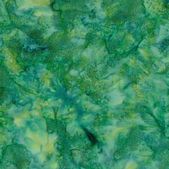 1895 Bali Watercolor Batiks Frog Green Hoffman Fabrics Cotton Fabric HF-1895-303