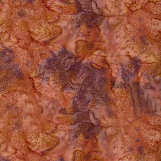 1895 Bali Watercolor Batiks Nutmeg Brown Hoffman Fabrics Cotton Fabric HF-1895-168