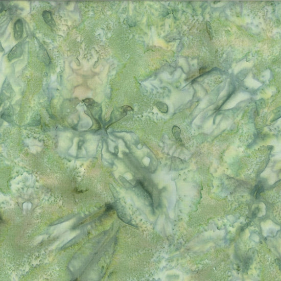 1895 Bali Watercolor Batiks Sprout Green Hoffman Fabrics Cotton Fabric HF-1895-227