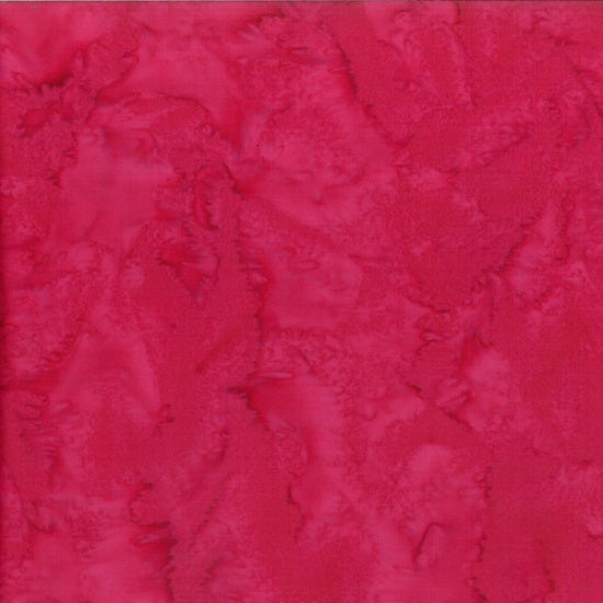 1895 Bali Watercolor Batiks Strawberry Daiquiri Red Hoffman Fabrics Cotton Fabric HF-1895-208