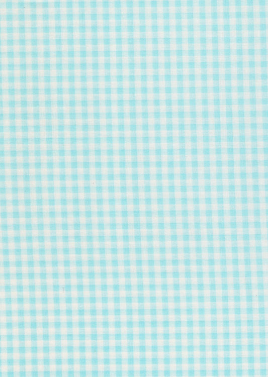 Children Prints 1/8 inch Blue Gingham Foust Textiles Cotton Fabric
