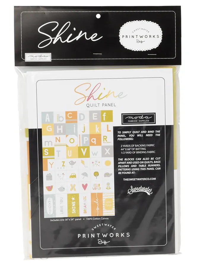 Shine Printworks Packaged Panel 36"x54" Multi Sweetwater Moda Cotton Fabric