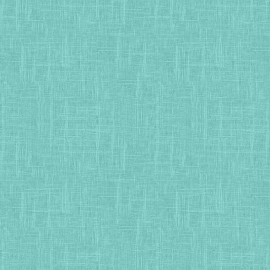 24/7: Linen Texture Aqua Blue Green Hoffman Fabrics Cotton Fabric HF-S4705-41