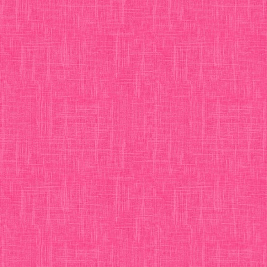 24/7: Linen Texture Bubblegum Pink Hoffman Fabrics Cotton Fabric HF-S4705-404