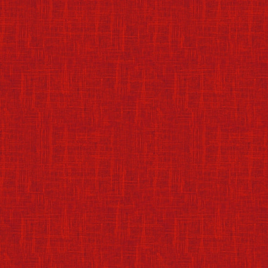 24/7: Linen Texture Cherry Red Hoffman Fabrics Cotton Fabric HF-S4705-403