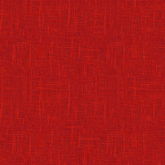 24/7: Linen Texture Cherry Red Hoffman Fabrics Cotton Fabric HF-S4705-403