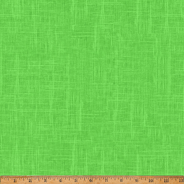 24/7: Linen Texture Kelly Green Hoffman Fabrics Cotton Fabric HF-S4705-354
