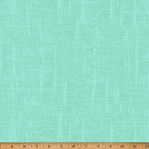 24/7: Linen Texture Seafoam Green Hoffman Fabrics Cotton Fabric HF-S4705-79