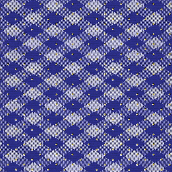 250 Years of America 108" Wide Back Gingham Stars Blue Paintbrush Studio Cotton Fabric PBS-183-26894