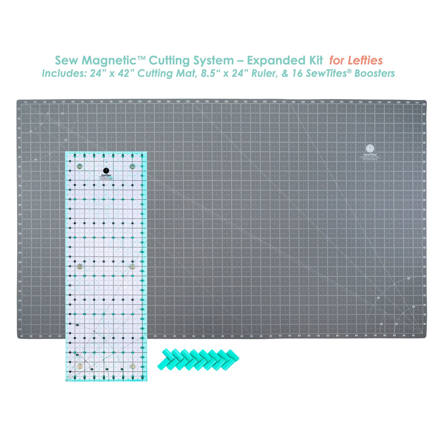 Sew Magnetic Cutting System - Expanded Kit Right Handed System SewTites ST-CS-2442M-824R-16BT