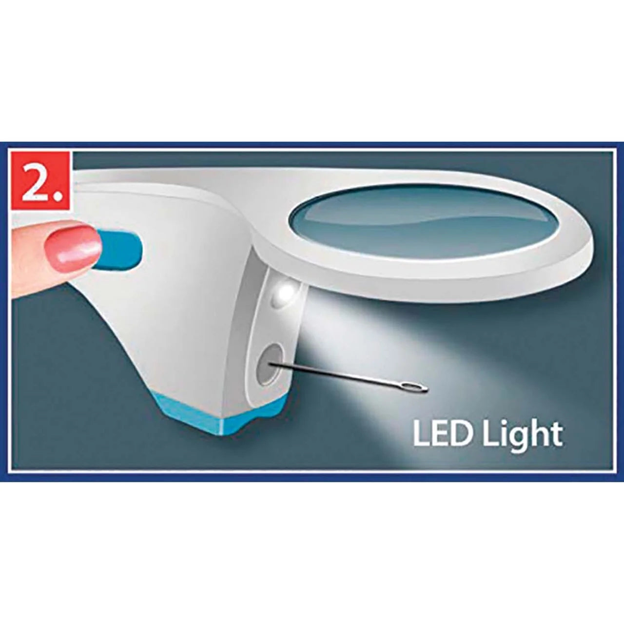 Magical Thread Easy Magnifier with Light White & Blue Taylor Seville TS-17108