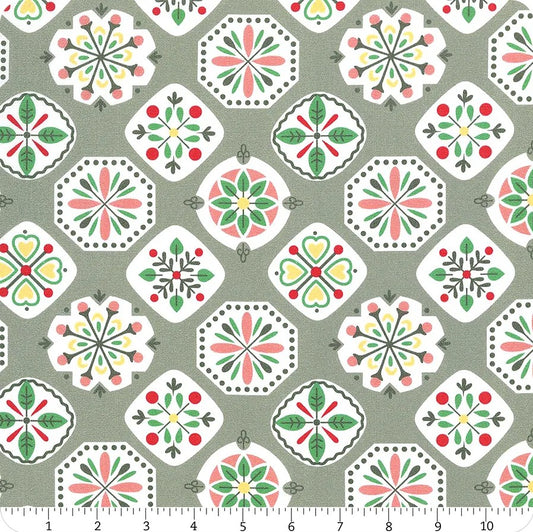 (3-YARD PACKAGE) Stitch 108" Wide back in Gray designed by Lori Holt for Riley Blake Designs 100% Cotton Quilting Fabric RB-3YD-WB10940-GRAY