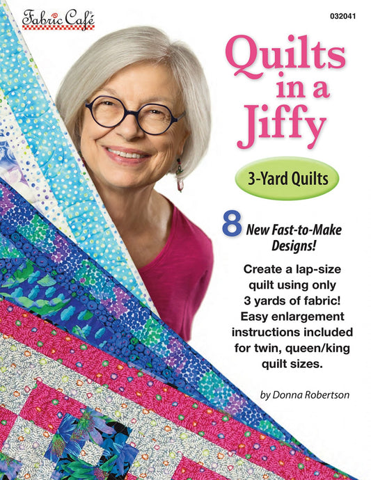 Quilts in a Jiffy Quilting Making Book Donna Robertson Fabric