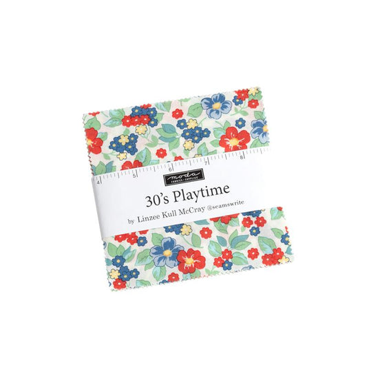 30s Playtime 5" Squares Charm Pack Linzee McCray Moda Cotton