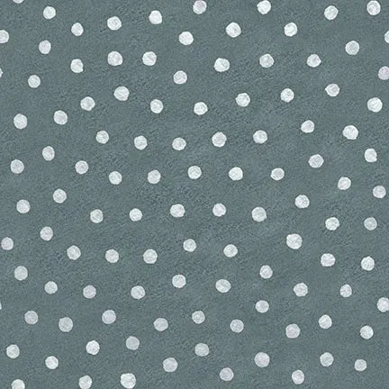 A Beautiful Day Polka Dots Navy Dawn Rosengren Henry Glass Cotton Fabric