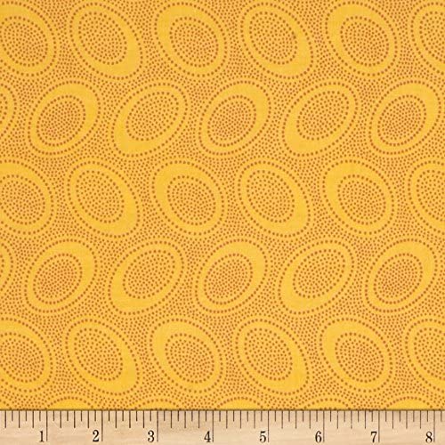 Aboriginal Dot Gold Classics Kaffe Fassett Collective Free Spirit Cotton Fabric