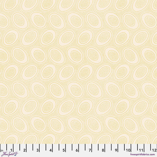 Aboriginal Dot Ivory Cream Classics Kaffe Fassett Collective Free Spirit Cotton Fabric