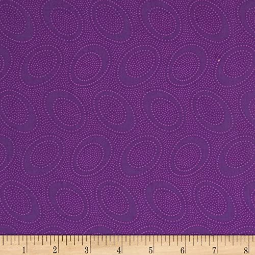 Aboriginal Dot Plum Classics Kaffe Fassett Collective Free Spirit Cotton Fabric