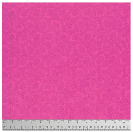 Aboriginal Dot Shocking Pink Classics Kaffe Fassett Collective Free Spirit Cotton Fabric