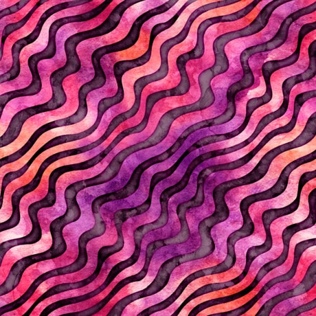 Adagio Diagonal Stripe Magenta Ombre Dan Morris Quilting Treasures Cotton Fabric