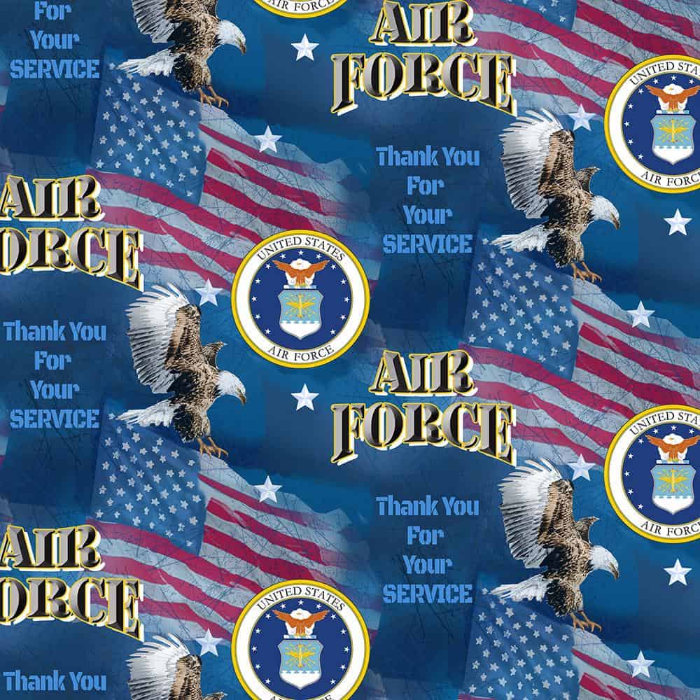 Air Force Armed Forces Military Flags & Decal design Cotton Fabric