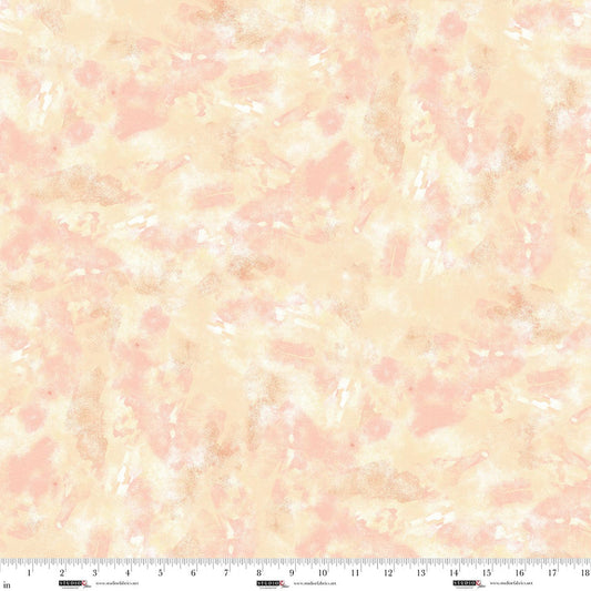 Air Mail Allover Texture Peach Nancy Smith Studio E Cotton Fabric SE-8505-34