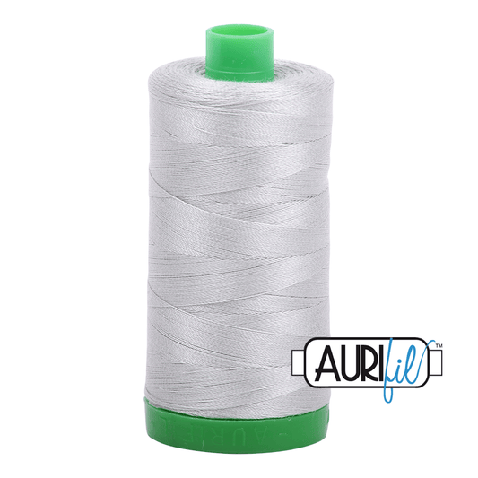 Airstream Grey 40 wt 1094 yd Large Spool Aurifil Cotton Quilting Thread AF-MK40SC6-6726