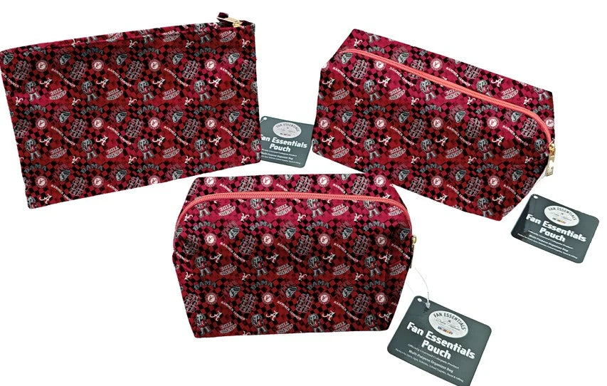Alabama Crimson Tide NCAA Collegiate Bag Pouch Large Medium and Wristlet Collection Sykel Enterprises AL-5006