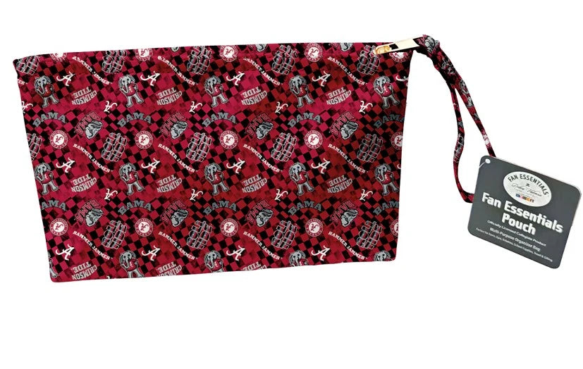Alabama Crimson Tide NCAA Collegiate Bag Pouch Large Medium and Wristlet Collection Sykel Enterprises AL-5006