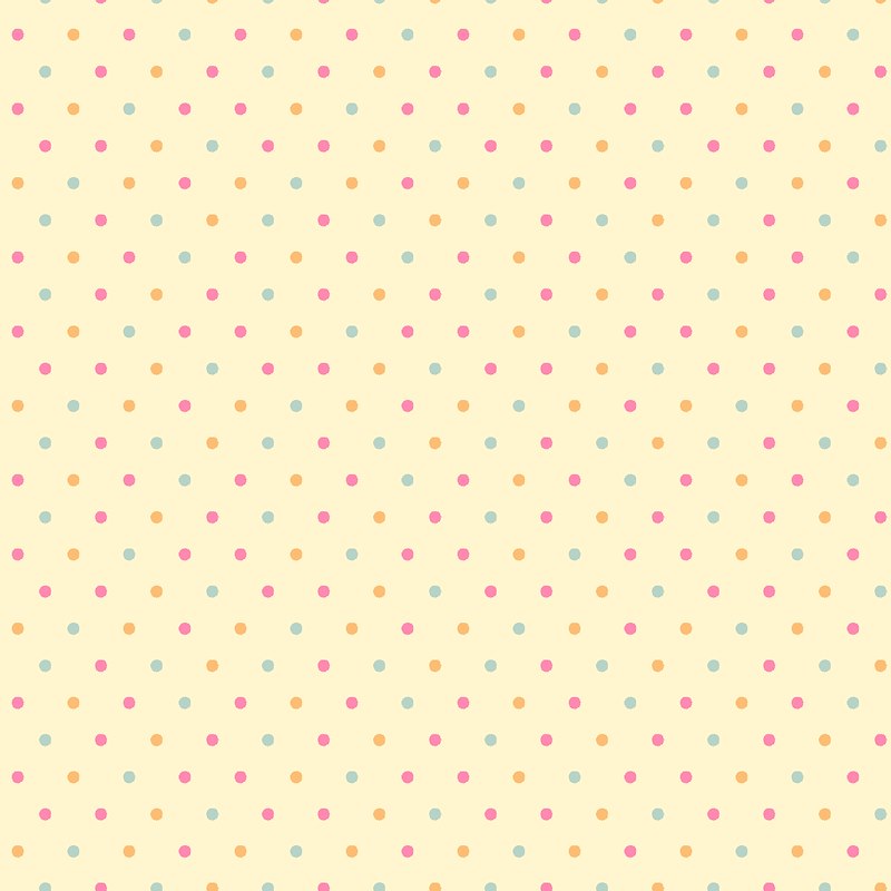 All Big Things Start Small Dots Allover Yellow Beth Reed Studio E Cotton Fabric