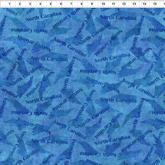 PRE-ORDER | MAY | All Blue Ridge Shop Hop 2026 NC Blue In The Beginning Cotton Fabric ITB-10BR-1