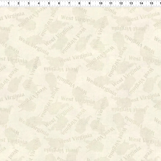 PRE-ORDER | MAY | All Blue Ridge Shop Hop 2026 WV Cream In The Beginning Cotton Fabric ITB-12BR-2