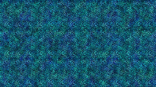 Allure Peaditty Texture Indigo Blue Deborah Edwards and Melanie Samra Northcott Cotton Fabric