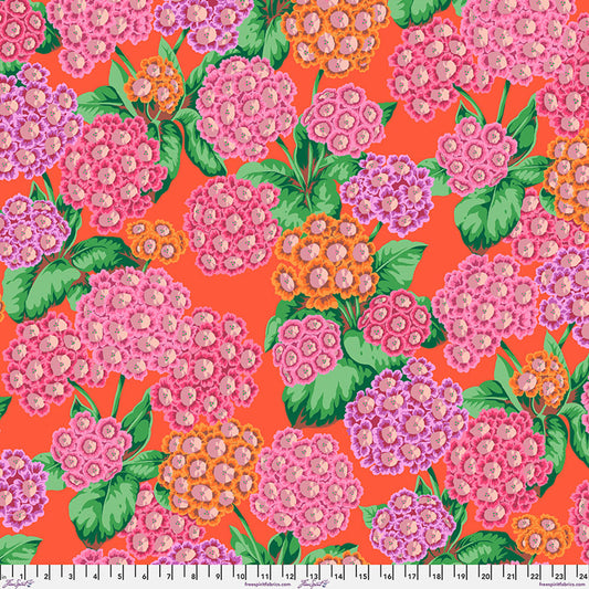 Alpines Red Philip Jacobs August 2025 Kaffe Fassett Collective Free Spirit Cotton Fabric FS-PWPJ131.RED
