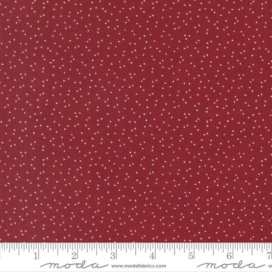 American Gatherings III Confetti Blenders Deep Crimson Red Primitive Gatherings Moda Cotton Fabric MD-49325-13