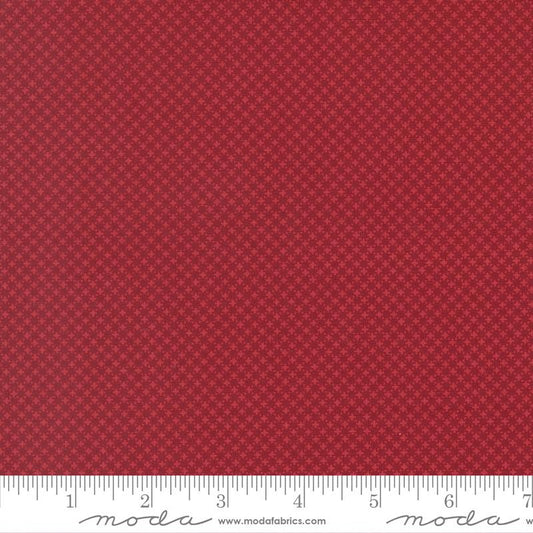 American Gatherings III Cross Stitch Blenders Deep Crimson Red Primitive Gatherings Moda Cotton Fabric MD-49328-13