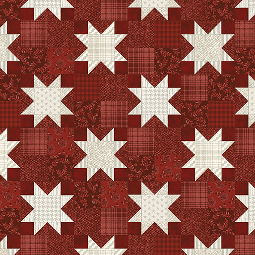 American Valor American Quilt Dark Red Cheryl Haynes Benartex Cotton Fabric BE-16873-19