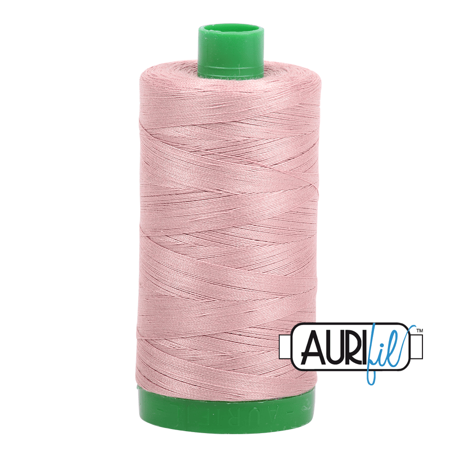Antique Blush Pink 40 wt 1094 yd Large Spool Aurifil  Cotton Quilting Thread AF-MK40SC6-2375