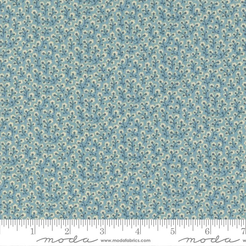 Antoinette Dauphine Blenders French Blue French General Moda Cotton Fabric